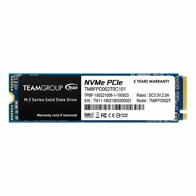 TEAMGROUP 512GB MP33 PRO TM8FPD512G0C101 M.2 2280 PCIe Gen3 x4 SSD (HD-MP33P5G)