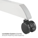 Brateck FWS07-1 (白色)升降辦公枱 (DK-FWS07) (代理直送)(不包安裝)