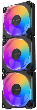 TCOMAS SJ-F700 3 in 1 ARGB Black (TH-T703P+B) 機箱風扇套裝