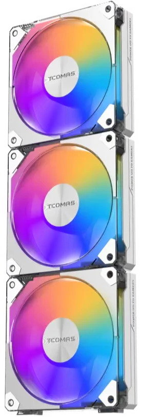 TCOMAS SJ-F700 3 in 1 ARGB White (TH-T703P+W) 機箱風扇套裝
