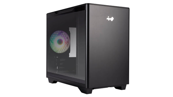 InWin A3 Black Black Tempered Glass Micro-ATX Case IW-CS-A3BLK-1AM120S 