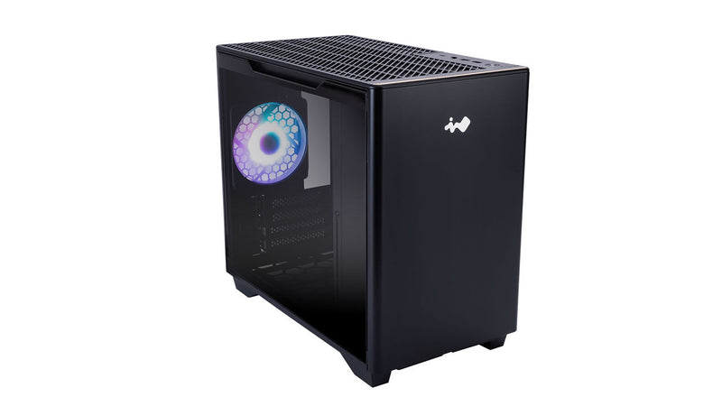 InWin A3 Black Black Tempered Glass Micro-ATX Case IW-CS-A3BLK-1AM120S 