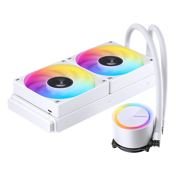 JONSBO TG-240 White 白色 ARGB 240mm Liquid CPU Cooler