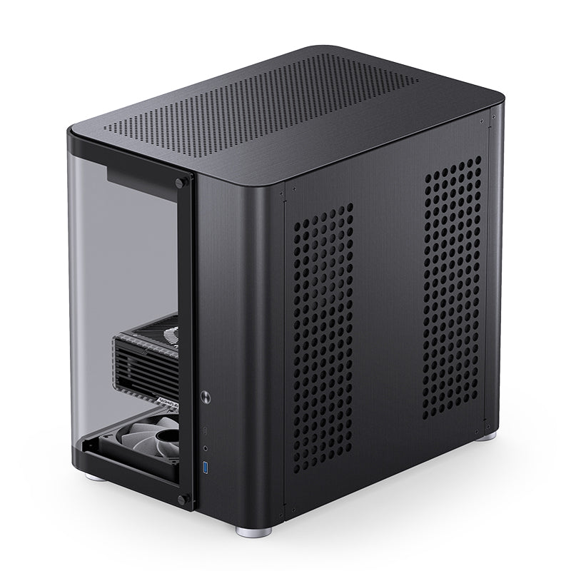 JONSBO TK-2 Black 黑色 無立柱側透全景 ATX Case 支援背插式主機板 TK2-BK