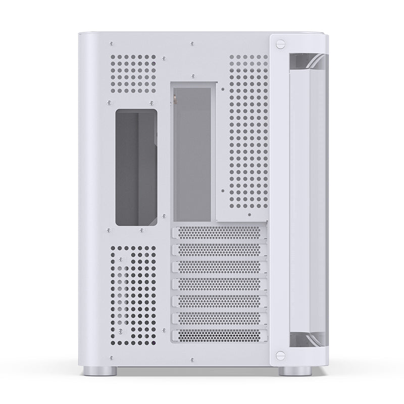 JONSBO TK-2 White 白色 無立柱側透全景 ATX Case 支援背插式主機板 TK2-WH