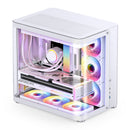 JONSBO TK-2 White 白色 無立柱側透全景 ATX Case 支援背插式主機板 TK2-WH