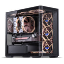 JONSBO D300 Black 黑色 無立柱曲面全景玻璃 MATX Case