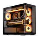 JONSBO D300 Black 黑色 無立柱曲面全景玻璃 MATX Case