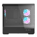 darkFlash MOTI 鏡之島 Black 黑色 MATX Case 附3把ARGB風扇 (CA-DMOTI3B)