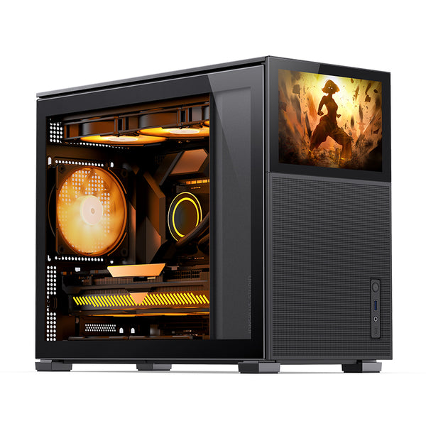 JONSBO D31 MESH Screen 副屏版 Black 黑色 Tempered Glass ATX Case