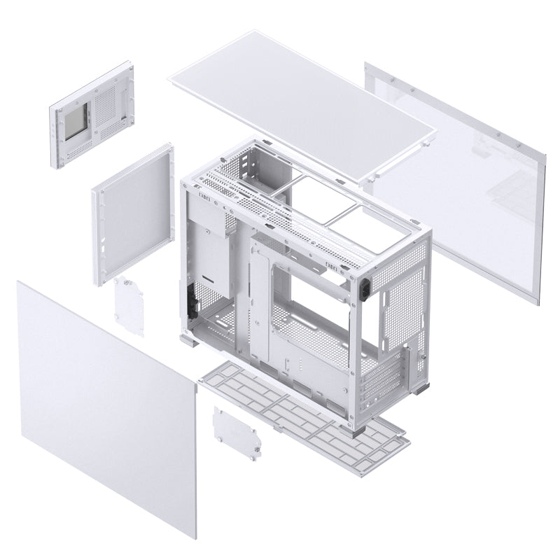 JONSBO D31 Standard Screen 副屏版 White 白色 Tempered Glass ATX Case