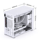 JONSBO D31 MESH Screen 副屏版 White 白色 Tempered Glass MATX Case