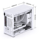 JONSBO D31 MESH White 白色 Tempered Glass MATX Case