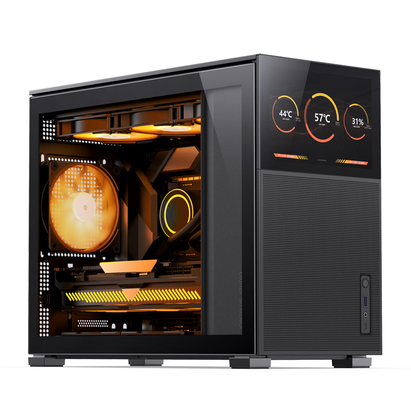 JONSBO D31 MESH Screen 副屏版 Black 黑色 Tempered Glass ATX Case