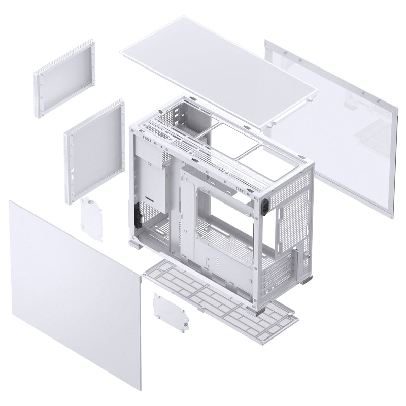JONSBO D31 Standard White 白色 Tempered Glass ATX Case