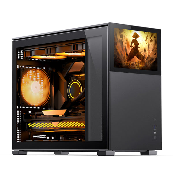 JONSBO D31 Standard Screen 副屏版 Black 黑色 Tempered Glass ATX Case