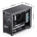 JONSBO D31 MESH Screen 副屏版 Black 黑色 Tempered Glass MATX Case