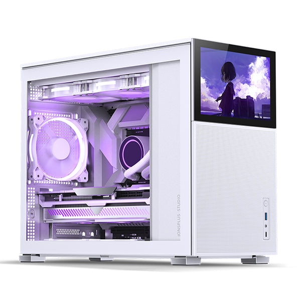 JONSBO D31 MESH Screen 副屏版 White 白色 Tempered Glass ATX Case