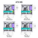 JONSBO D41 Standard White 白色 Tempered Glass ATX Case