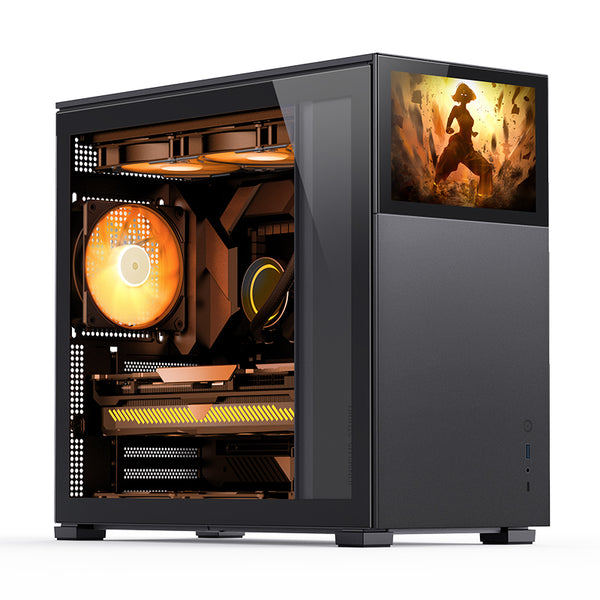 JONSBO D41 STD Screen 副屏版 Black 黑色 Tempered Glass ATX Case