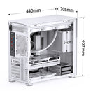 JONSBO D41 MESH Screen 副屏版 White 白色 Tempered Glass ATX Case