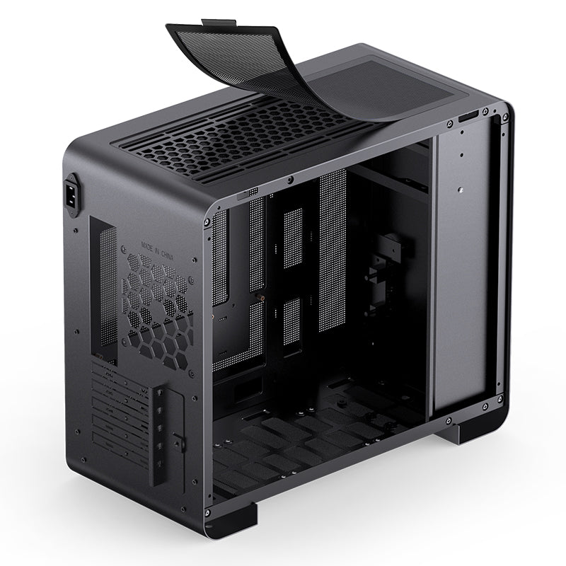 JONSBO U4 Mini Black 黑色 Tempered Glass MATX Case 支援背插式主機板