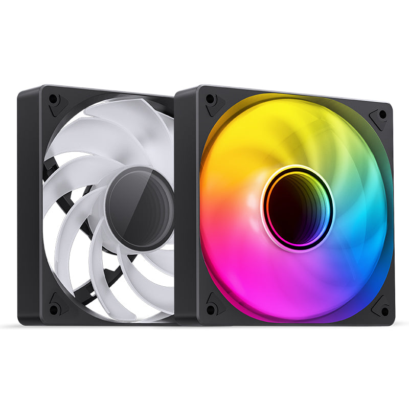 JONSBO SL-120 Black Reversed 12CM PWM ARGB Case Fan SL-12BRN
