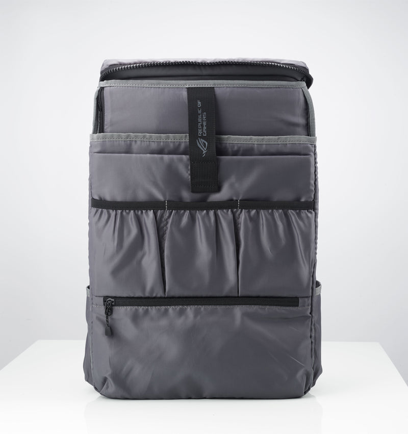 ASUS ROG Ranger BP2701 lightweight gaming backpack is made of water-repellent material, has multiple pockets and can accommodate a 17-inch laptop - BP2701 ROG BACKPACK/GR