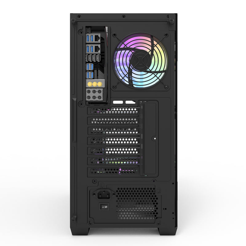darkFlash DS900 Black Black pillar-less panoramic ATX Case without fan (CA-DS900GB) 