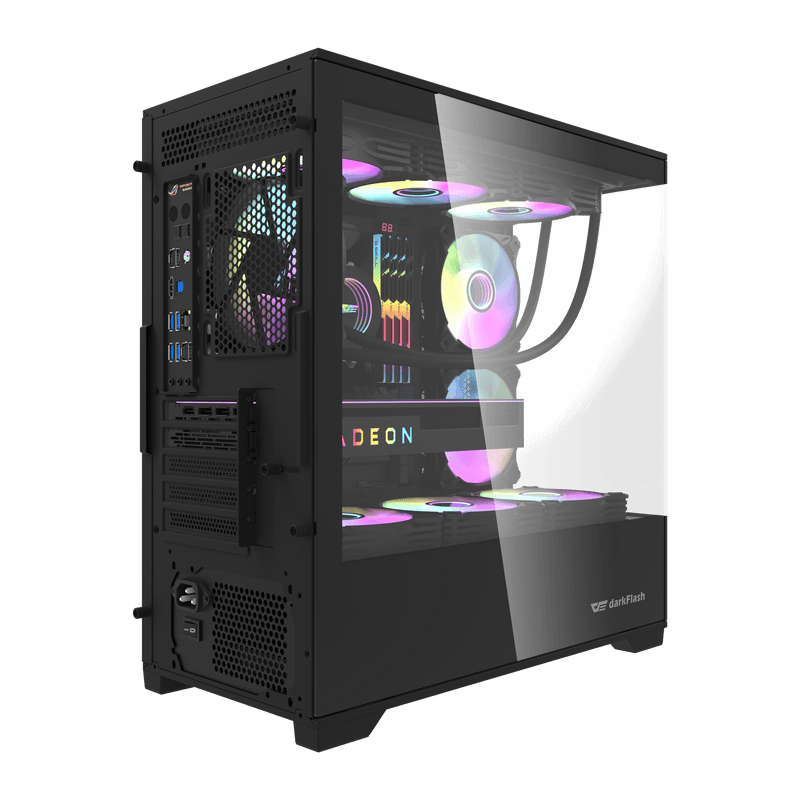 darkFlash DK415P Black 黑色 MATX Case 不含風扇 (CA-DK415PB)