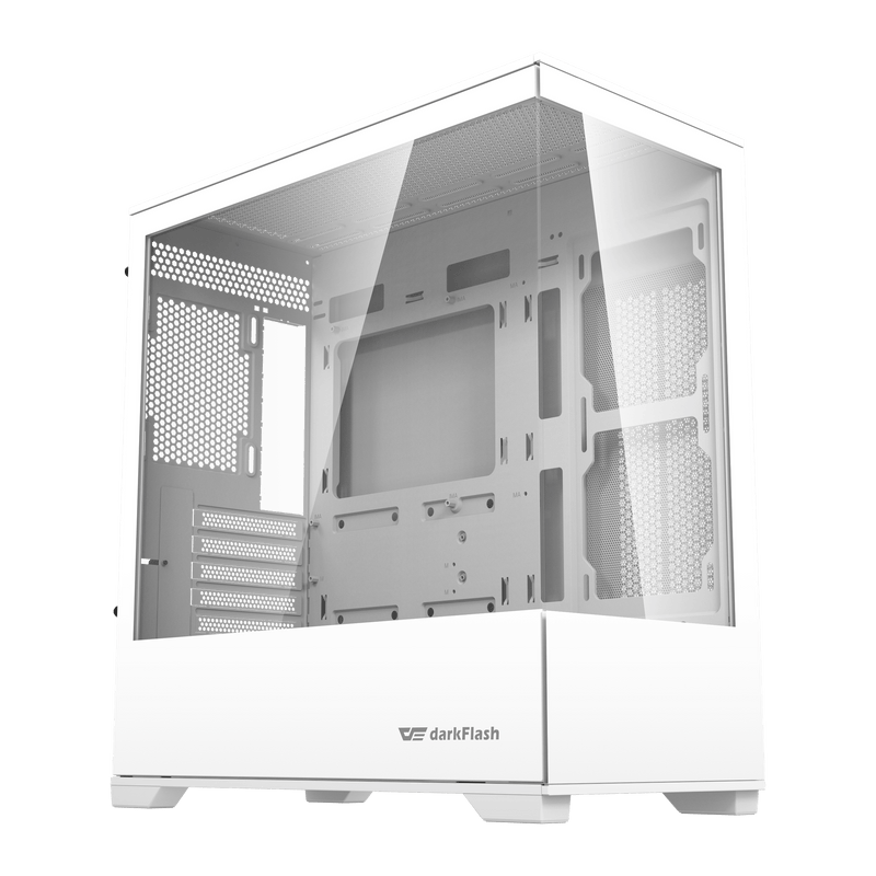 darkFlash DK415P White White Micro-ATX Case without fan (CA-DK415PW) 