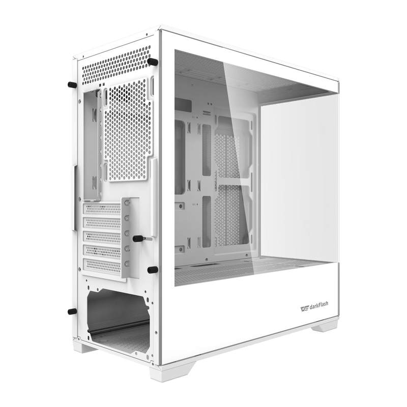 darkFlash DK415P White White Micro-ATX Case without fan (CA-DK415PW) 