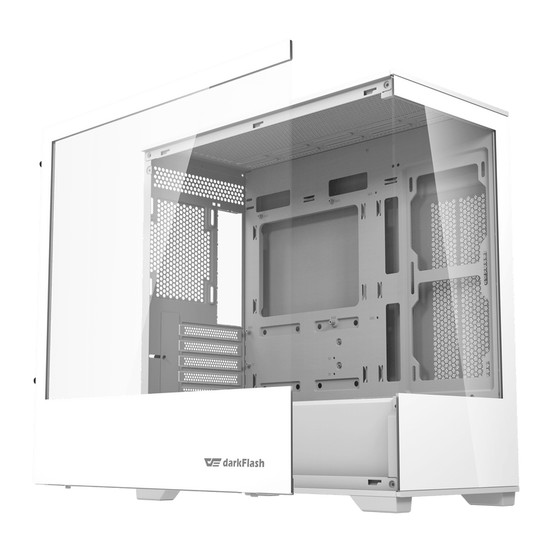 darkFlash DK415P White White Micro-ATX Case without fan (CA-DK415PW) 