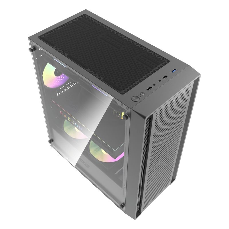 darkFlash DK353MINI Black Black Micro-ATX Case without fan (CA-DK353MB) 