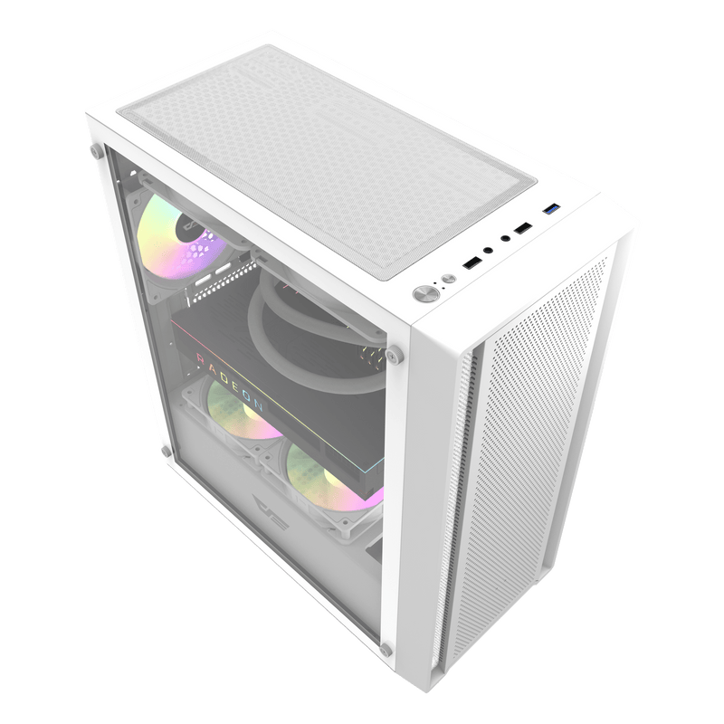 darkFlash DK353MINI White White Micro-ATX Case without fan (CA-DK353MW) 