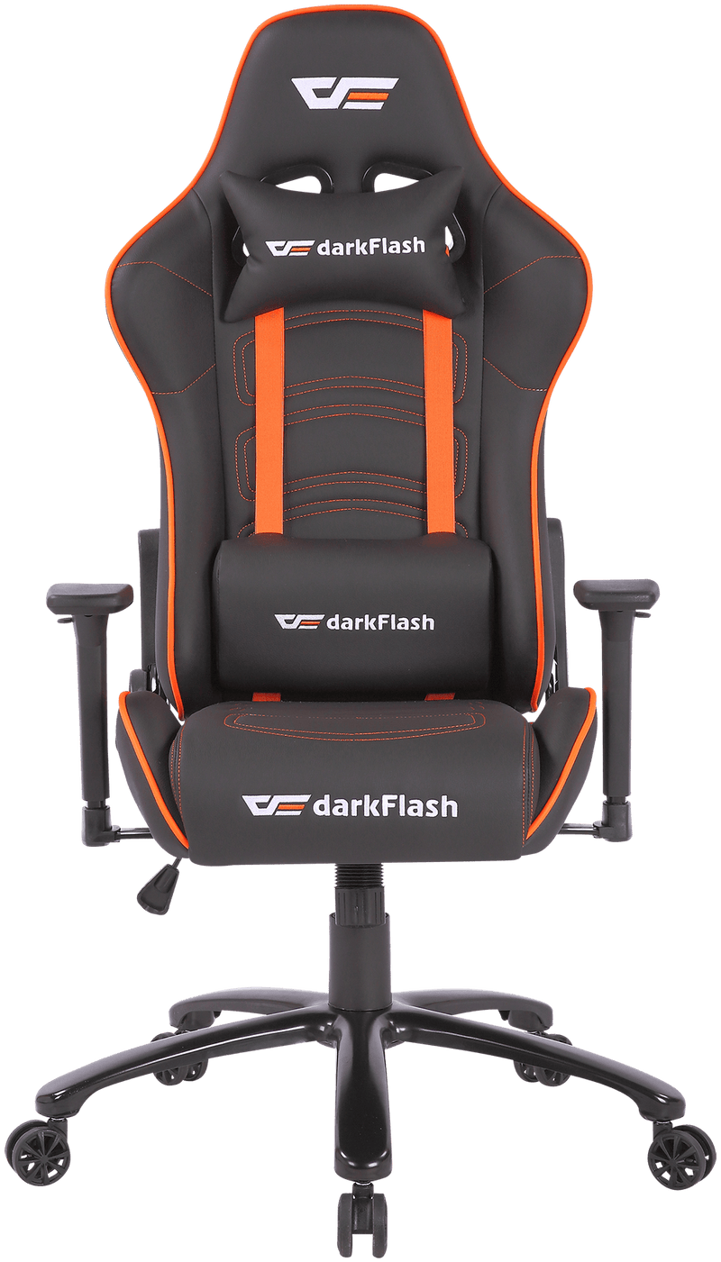 darkFlash RC600 Gaming ArmChair 人體工學電競椅 (橙黑色) (代理直送)