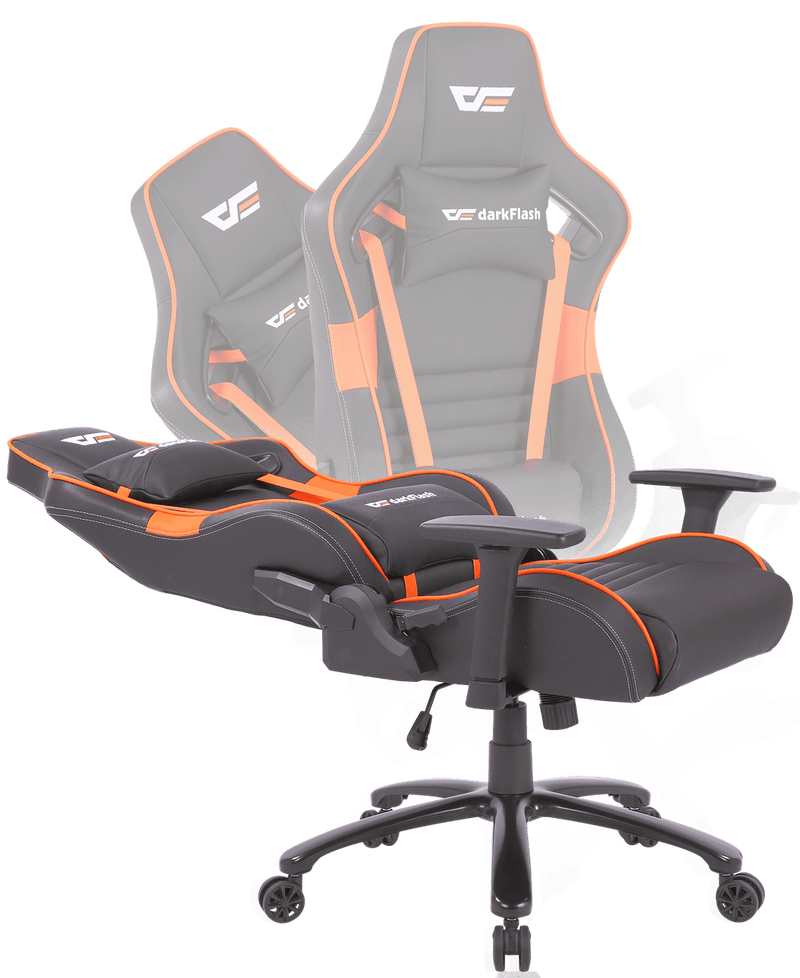 darkFlash RC800 Gaming ArmChair 人體工學電競椅 (橙黑色) (代理直送)