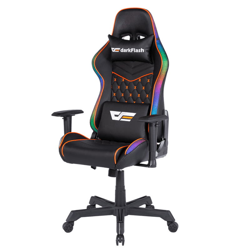 darkFlash RC650 RGB 人體工學電競椅 (橙黑色) (代理直送)