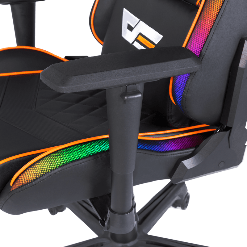 darkFlash RC650 RGB 人體工學電競椅 (橙黑色) (代理直送)