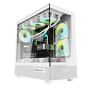 darkFlash DPX90 ATX Case White 白色 (附3把ARGB風扇) CA-DPX90W