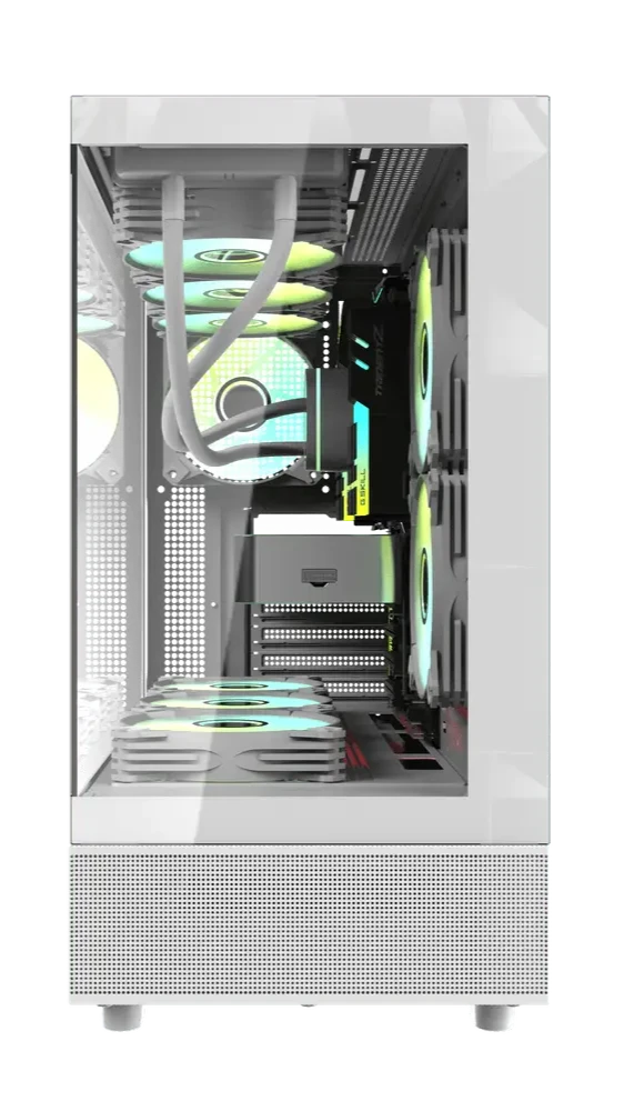 darkFlash DPX90 ATX Case White (with 3 ARGB fans) CA-DPX90W 
