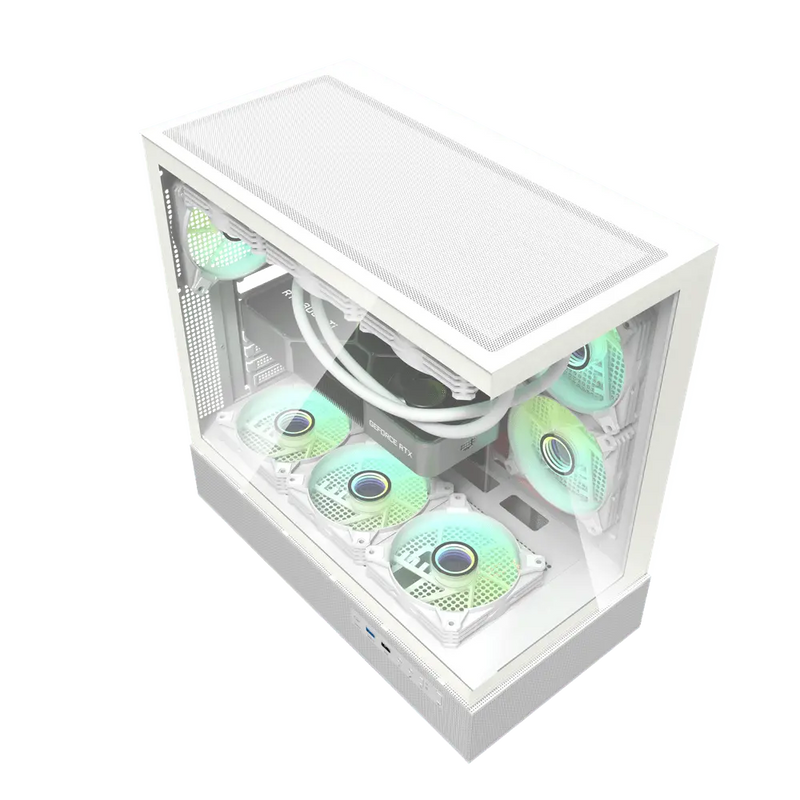 darkFlash DPX90 ATX Case White (with 3 ARGB fans) CA-DPX90W 
