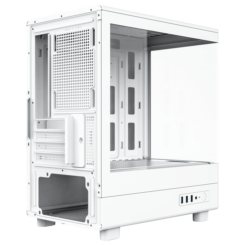 darkFlash DB330M White White Micro-ATX Case (CA-DB330MW) 