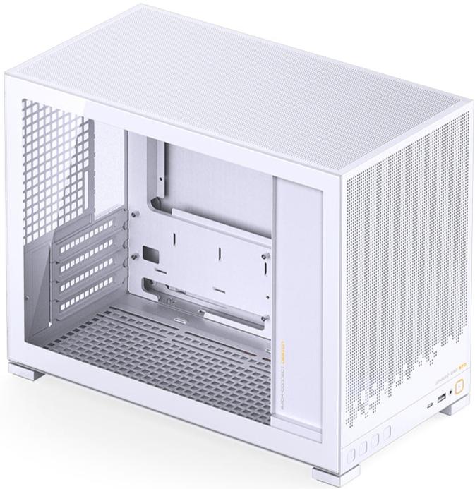 JONSBO D32 Standard White White Tempered Glass Micro-ATX Case 