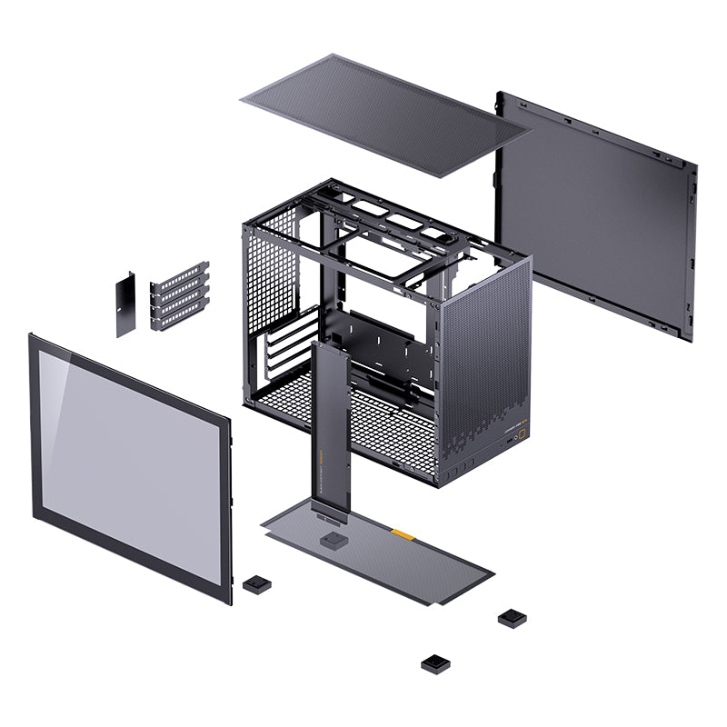JONSBO D32 PRO Black 黑色 Tempered Glass Micro-ATX Case