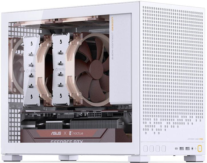 JONSBO D32 PRO White 白色Tempered Glass MATX Case