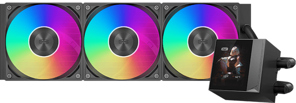 PCCOOLER DC360 Pro ARGB Display Black 黑色 360mm Liquid CPU Cooler