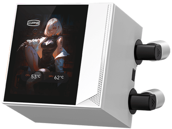 PCCOOLER DC360 Pro ARGB Display White 白色 360mm Liquid CPU Cooler