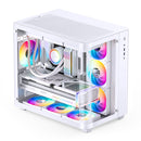 JONSBO TK-3 White 白色 曲面玻璃全景 ATX Case 支援背插式主機板