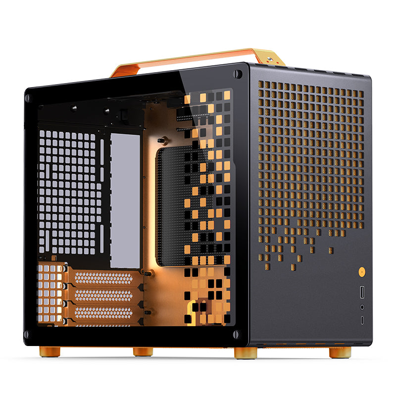 JONSPLUS (JONSBO) Z20 Orange/Black Orange Black Micro-ATX Case